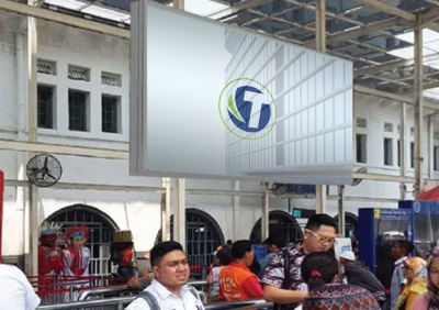 MAIN ENTRANCE PASAR SENEN TRAIN STATION JAKARTA