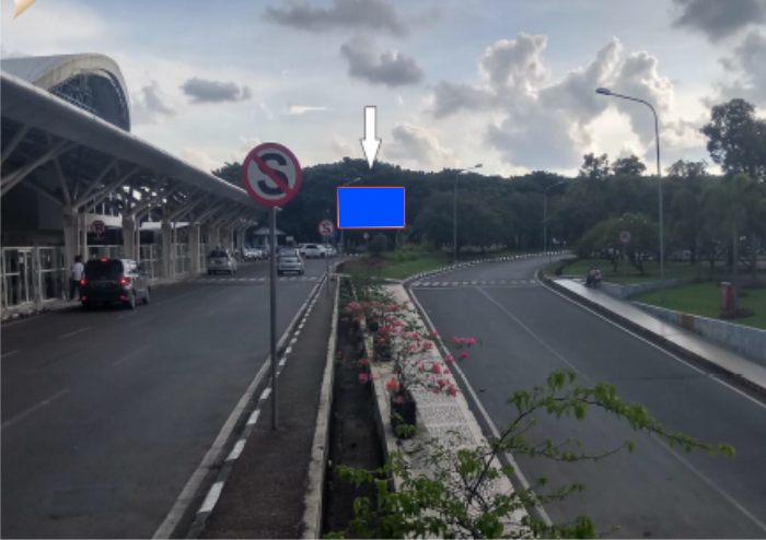 VIDEOTRON JALAN KELUAR KEDATANGAN SULTAN HASANUDDIN INTERNATIONAL AIRPORT