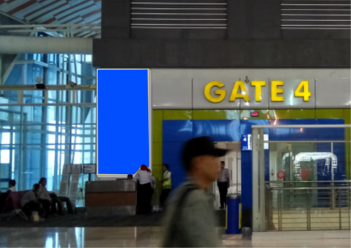 NEON BOX WALL GATE 4 KIRI SULTAN HASANUDDIN INTERNATIONAL AIRPORT