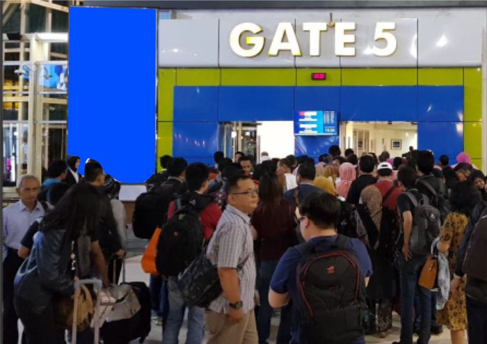 NEON BOX WALL GATE 5 KIRI SULTAN HASANUDDIN INTERNATIONAL AIRPORT