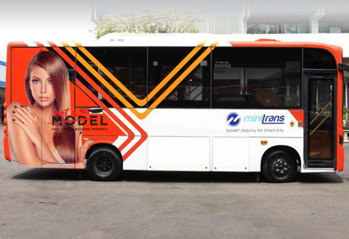 OUTSIDE BRANDING MINITRANS BINTARO - BLOK M