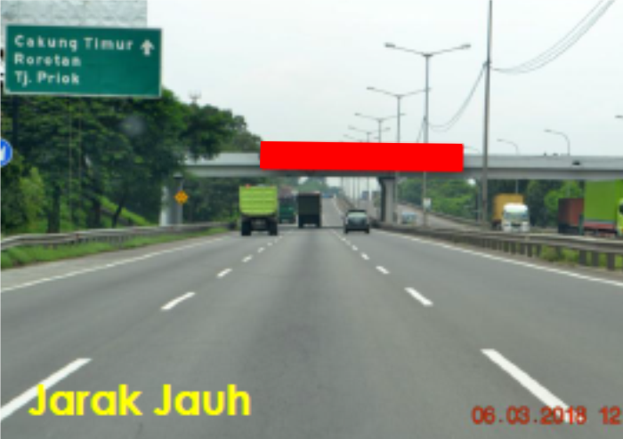 BILLBOARD JALAN TOL JORR KM 53+700A SEBELUM EXIT KM 53