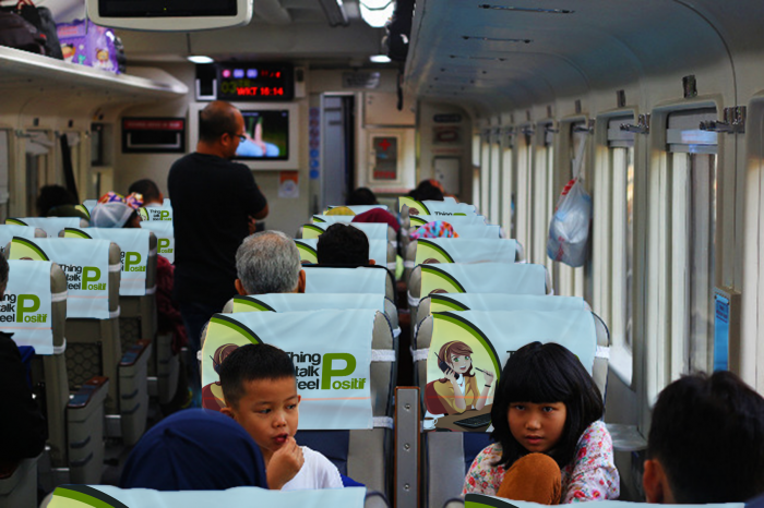 COVER SEAT KAI GUMARANG SURABAYA PASARTURI - JAKARTA PASAR SENEN PP