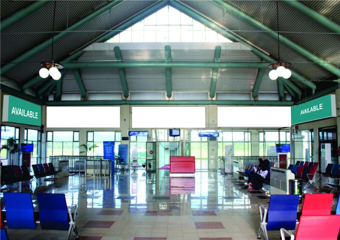 NEON BOX RUANG TUNGGU GATE 1 SAM RATULANGI