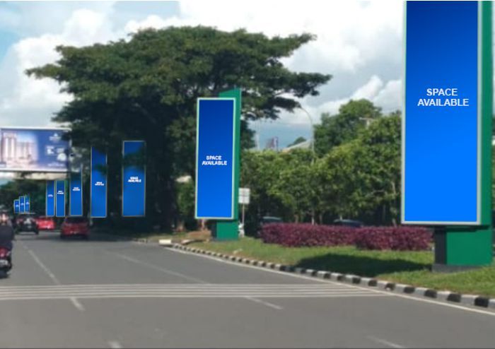 NEON BOX JALAN MASUK SEBELAH KANAN SULTAN HASANUDDIN INTERNATIONAL AIRPORT