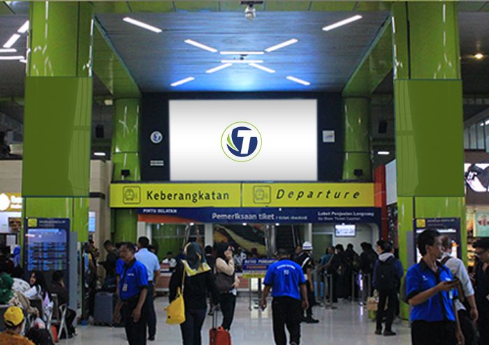 VIDEOTRON NORTH ENTRANCE GAMBIR TRAIN STATION 