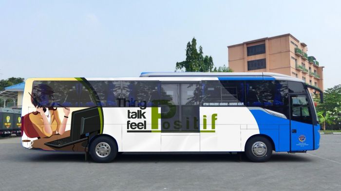 OUTSIDE BRANDING BUS PPD CIBINONG CITY MALL - ITC KUNINGAN