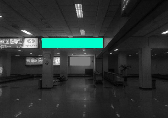 NEON BOX RING WALK KEDATANGAN BAGASI