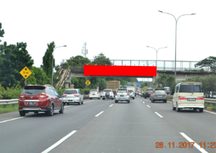 BILLBOARD TOL JORR JATI ASIH BEKASI KM 35+600 JAKARTA TIMUR