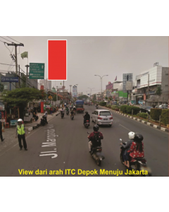 BILLBOARD JL. MARGONDA (SAMPING 88) VIEW DARI ARAH DEPOK